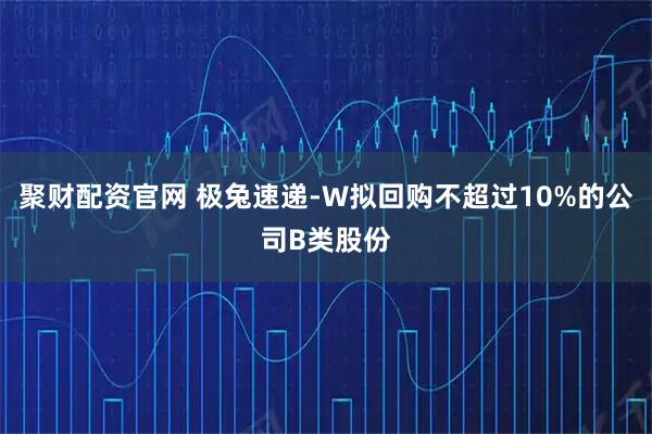 聚财配资官网 极兔速递-W拟回购不超过10%的公司B类股份