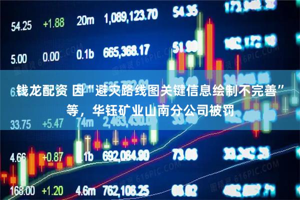 钱龙配资 因“避灾路线图关键信息绘制不完善”等，华钰矿业山南分公司被罚